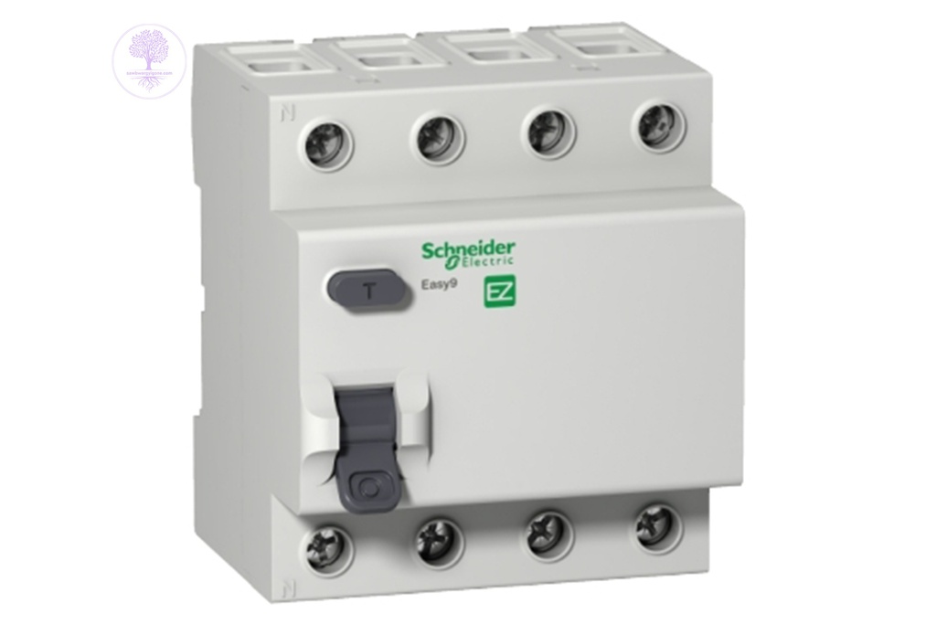 4P, 63A, 30mA, Easy9, AC Type, Schneider RCCB Breaker