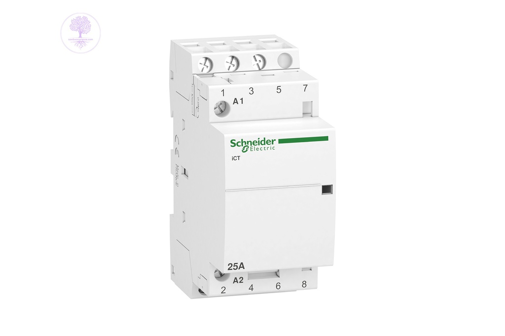 25 A, iCT-3 Ps, 220..240VAC Schneider Contactor