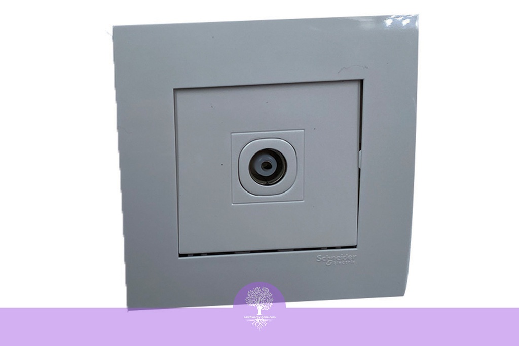 1 Gang, TV Co-Axial Outlet, Schneider Vivace 