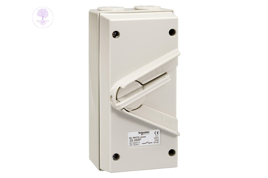 3P, 35A, Surface Mount Isolating Switch, IP66, 440V, Schneider Isolator Wheatherproof