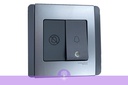 [E3031VBPD_GS] 4A, Bell Push Switch with illuminated "Do Not Disturb" Symbol, Schneider Neo series