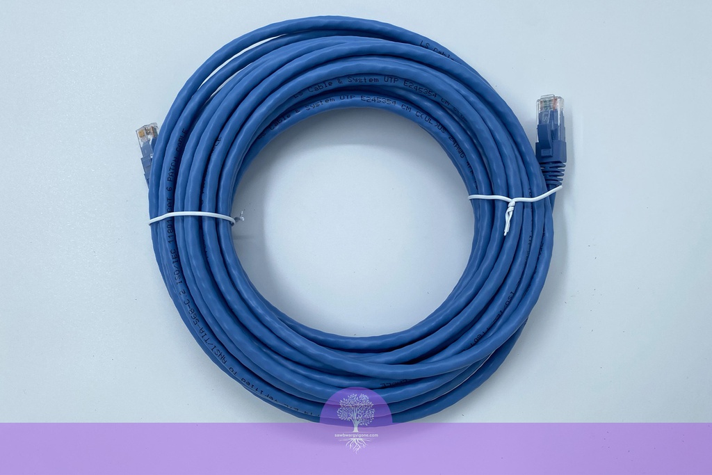 10M LS Simple CAT6 RJ45 Patch Cord, Blue