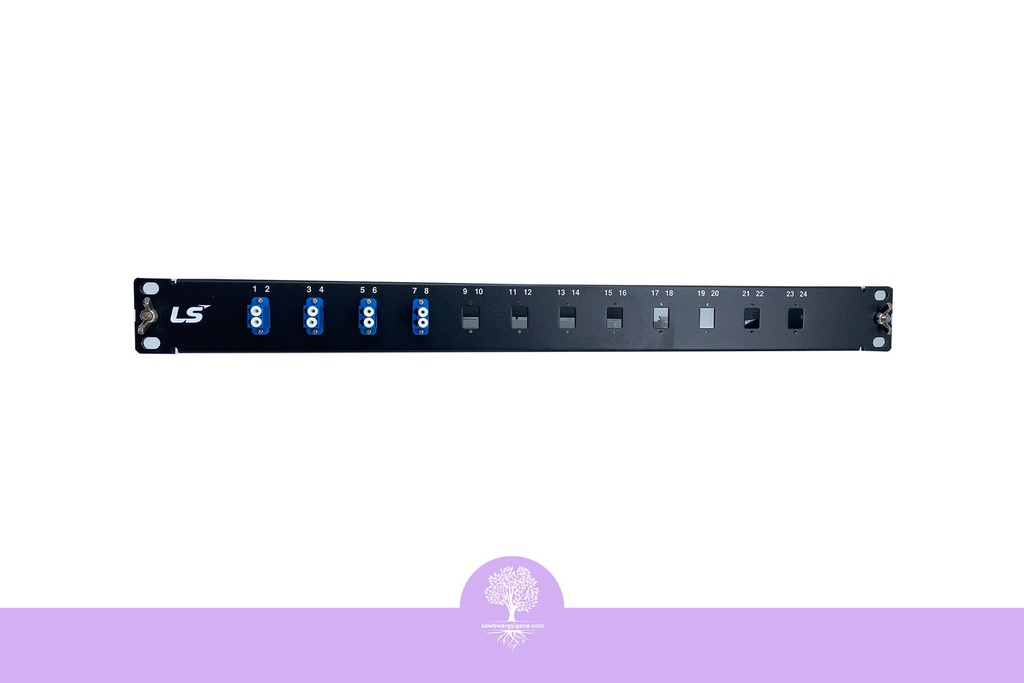 8-Core SM LS Simple Fiber Distribution Frame, OS2 LC Duplex