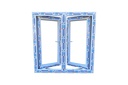 (2.5' x3'), (3' x 2.5'), ALADDIN UPVC Casement Window 