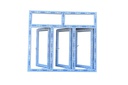 (4' x 4') & Up, ALADDIN UPVC Casement Window 