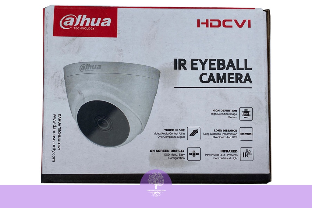 2MP, IR, Dome, 2.8mm Wide, Dahua, HDCVI Camera