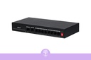 [DH-PFS3010-8ET-65] 10-Port Fast Ethernet with 8-Port PoE, Dahua, Network Switch