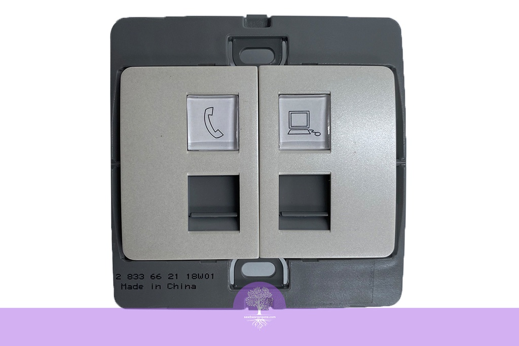 RJ45 Cat6, Telephone socket RJ11 + Data socket, Legrand 