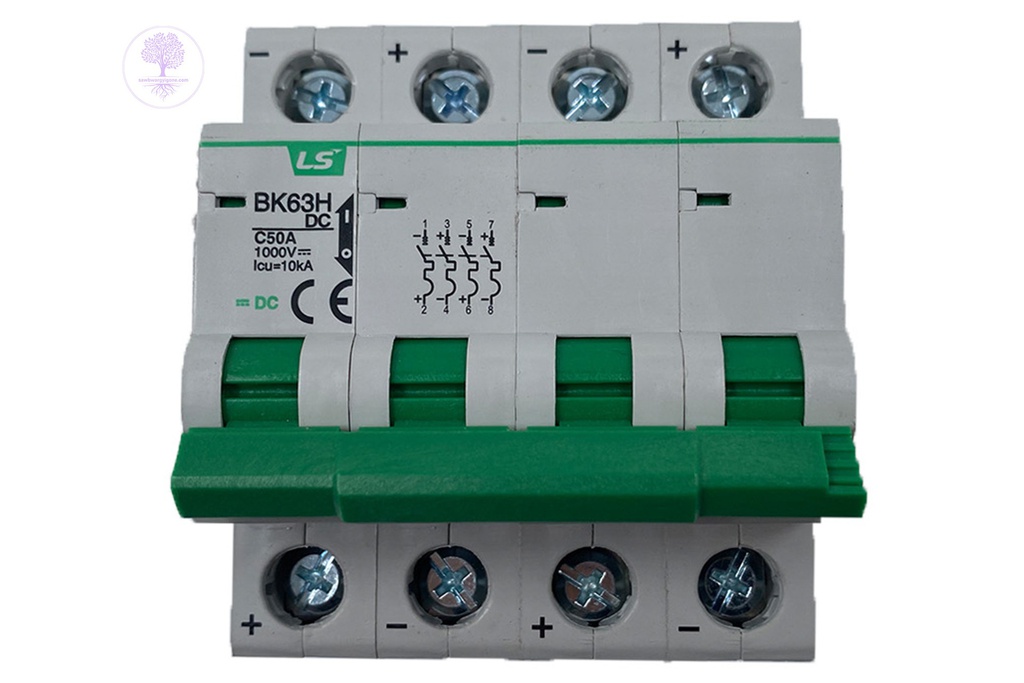 4P, C50A, BK63H-DC, MCB-DC, LS IS         