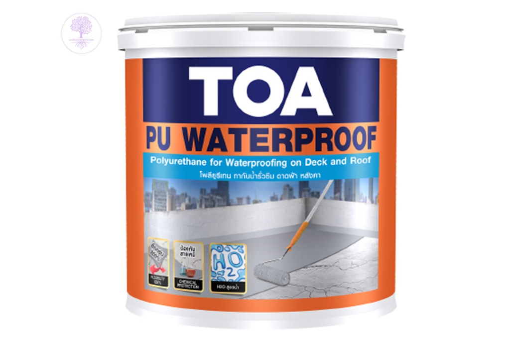 Polyurethane Waterproof  #WHITE 1GL TOA