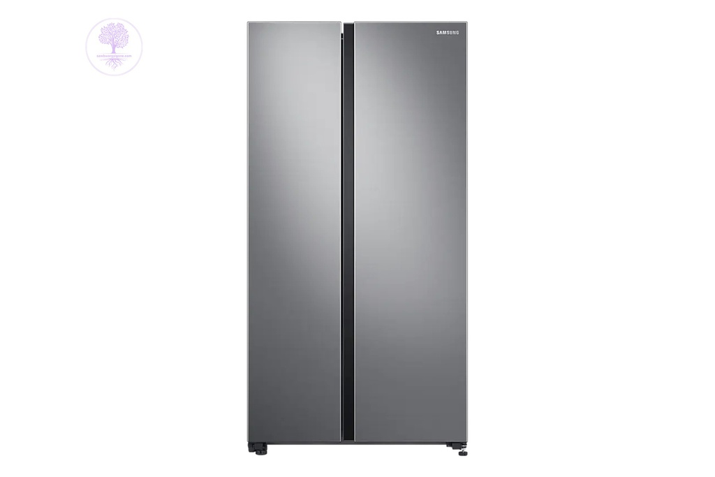 Side by Side - 2 Door , 655L, Samsung, Refrigerator (Silver)