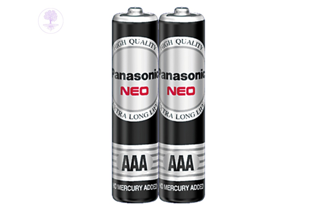 R03NT/2S, Panasonic, Neo Battery (Black), AAA Size (2Pcs)