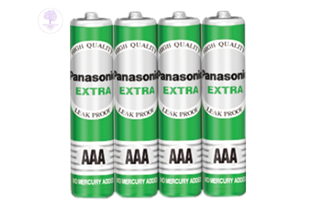 R03ST/4SA, Panasonic, Extra Battery (Green), AAA Size (4Pcs)