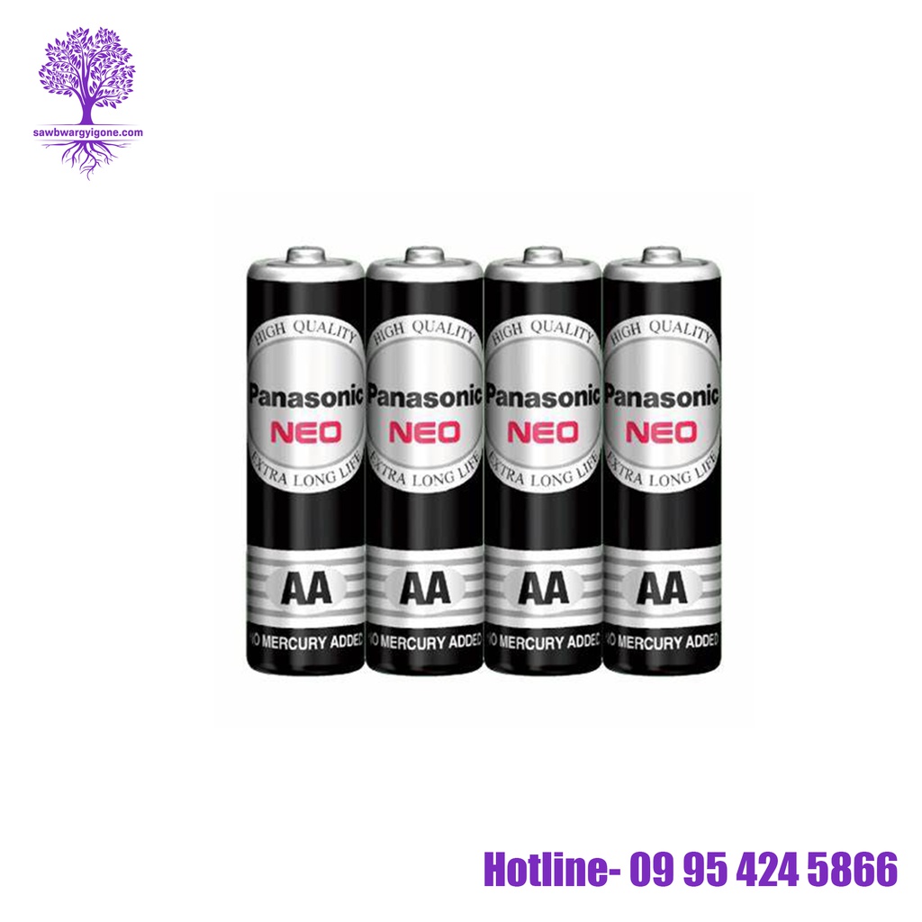 R6NT/4S-720, Panasonic, Neo Battery (Black), AA Size (4Pcs)