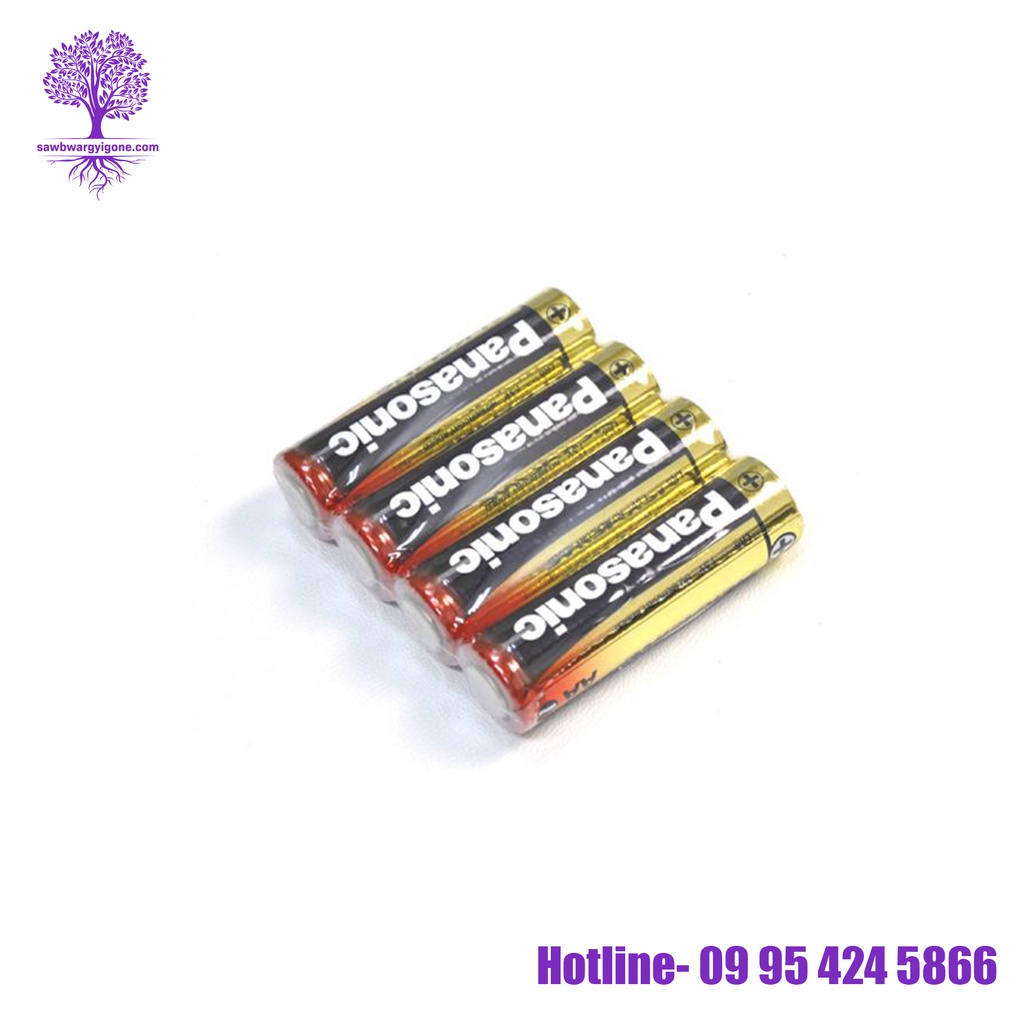 LR6T/4S, Panasonic, Alkaline Battery, AA Size (4Pcs)