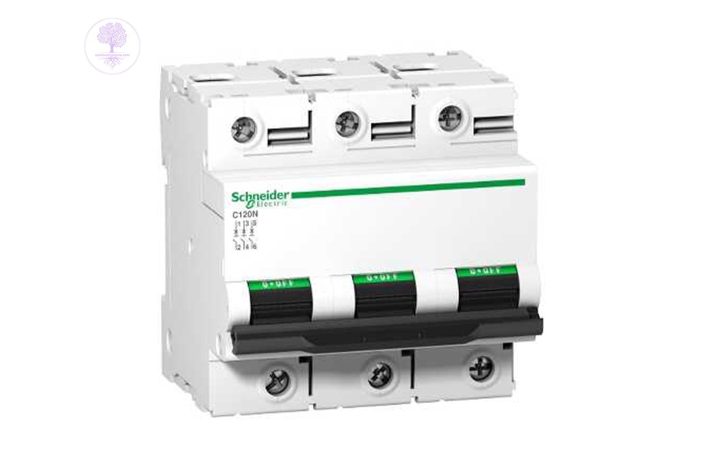 3P, 80A, C-Curve, C120N, 10kA, 415V, Schneider MCB