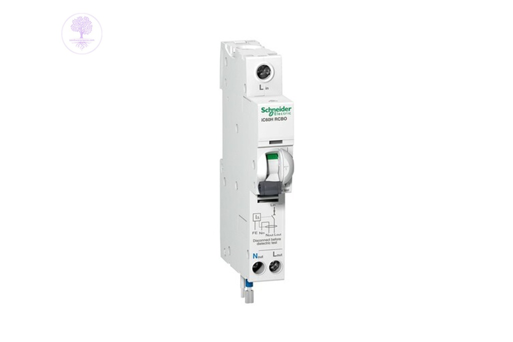 1P+N, 10A, 30mA, C-Curve, IC60H, 240V, Schneider ELCB