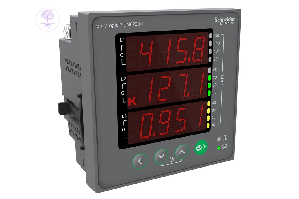 VAF, PF Meter with RS48 Port, CL 1, Schneider Easylogic DM6200H