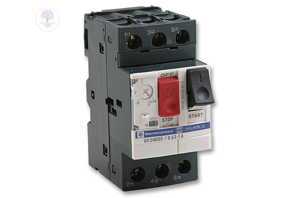 1~1.6A, Screw Clamp Terminals, Schneider Motor Circuit Breaker