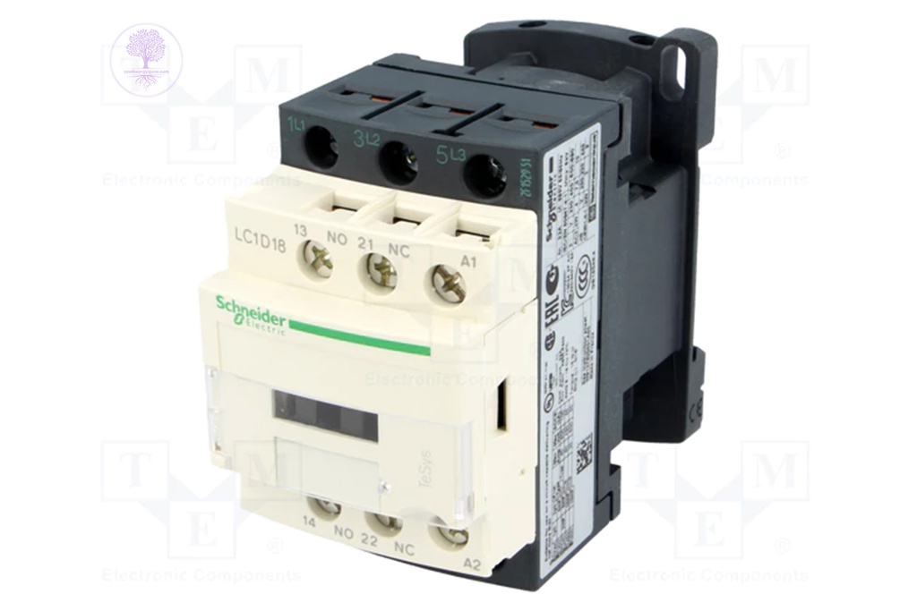 18A, 7.5kW, 24V, AC-3, ith:32A, 50/60Hz, Schneider Contactor