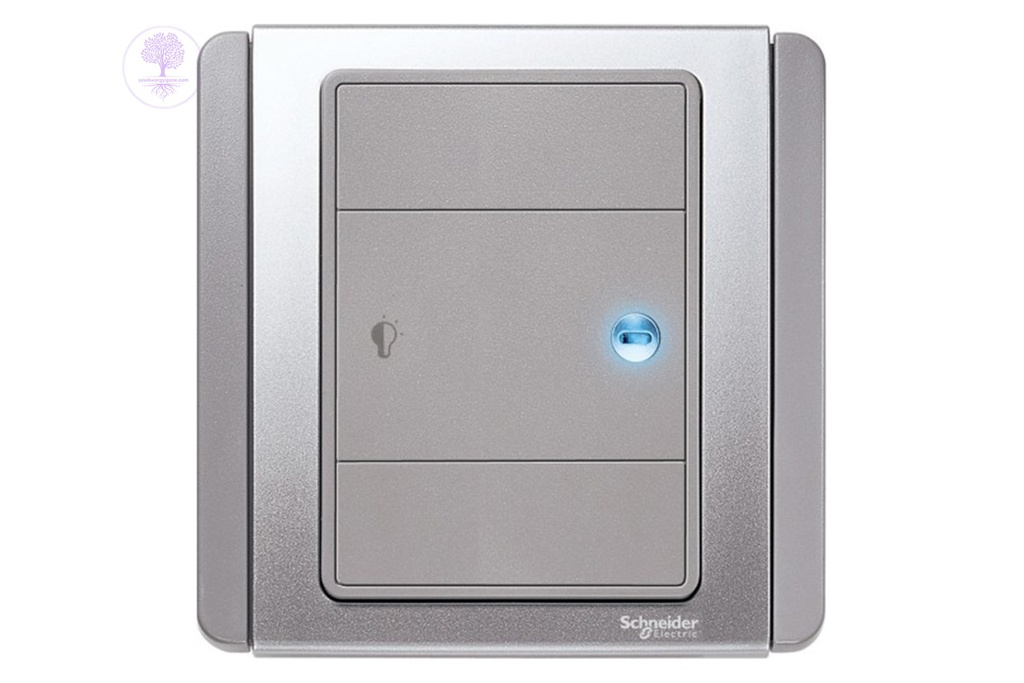 1Gang, 600W, Schneider Horizontal Dimming Switch with Blue LED