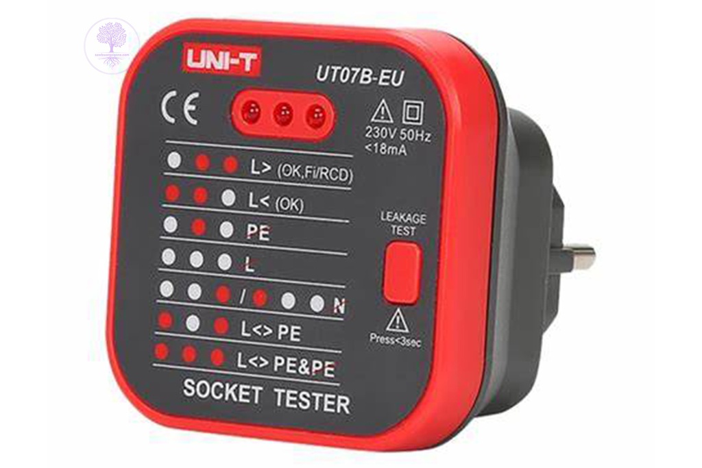 UT07B-EU Uni-T Socket Tester (240V, <18mA)