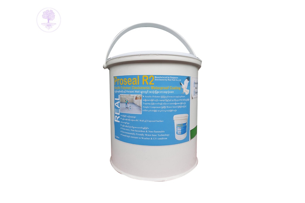 4kg, Real Proseal R2, Acrylic Polymer Elastomeric Waterproof Coating