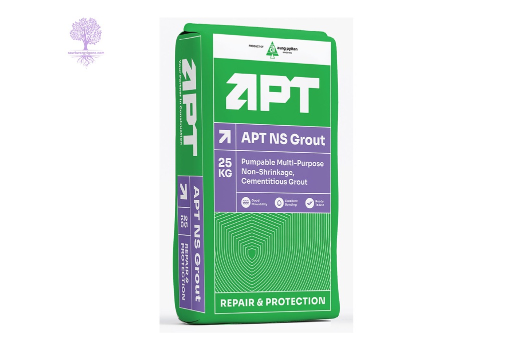 25 kg, APT NS Grout, Pumpable Multi-Purpose Non-Shrinkage Cementitious Grout