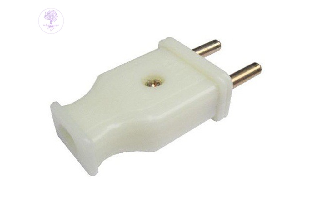 EU 2Ø5, LiOA, 2 Round Pin Plug f5