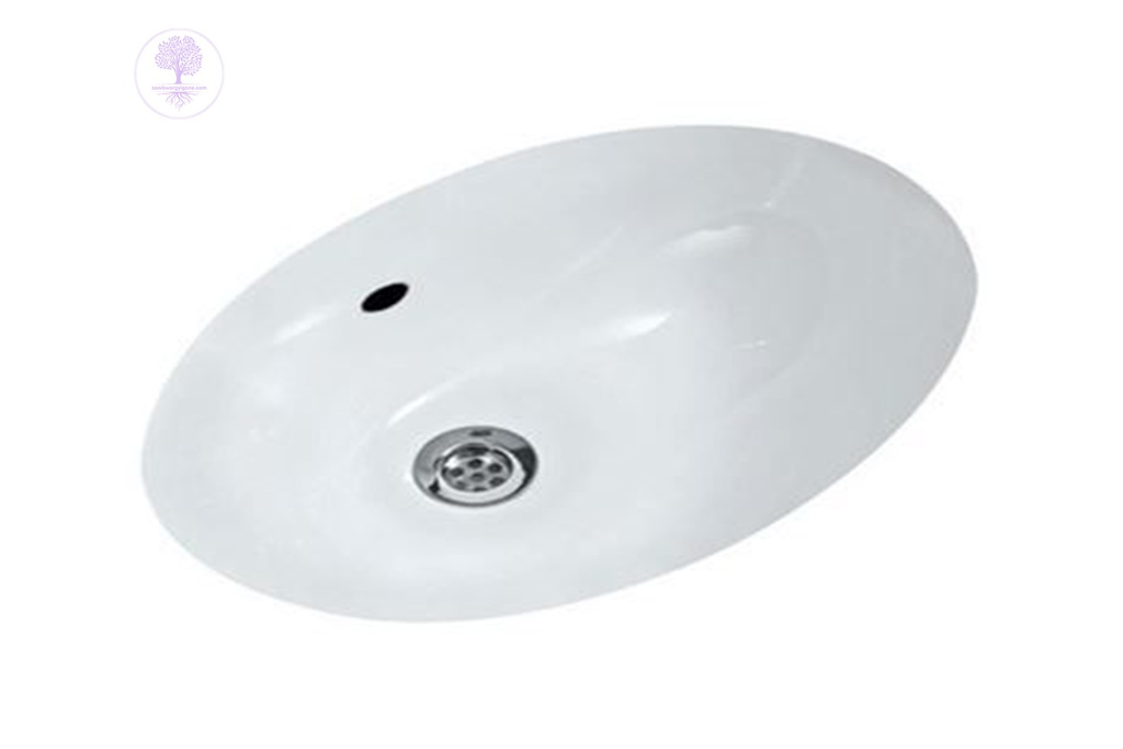 FLS-WHT-5701, Jaquar Under Counter Basin, Shape :Oval