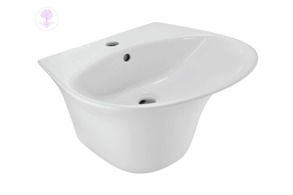 ONS-WHT-10801, Jaquar WALL HUNG INTEGRATED BASIN