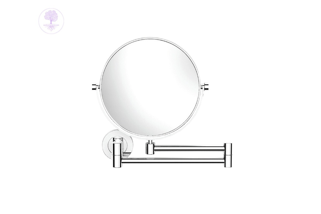 Jaquar Double Arm Wall Mounted Reversible Plain/ Magnifying (3X) Pivotal Mirror