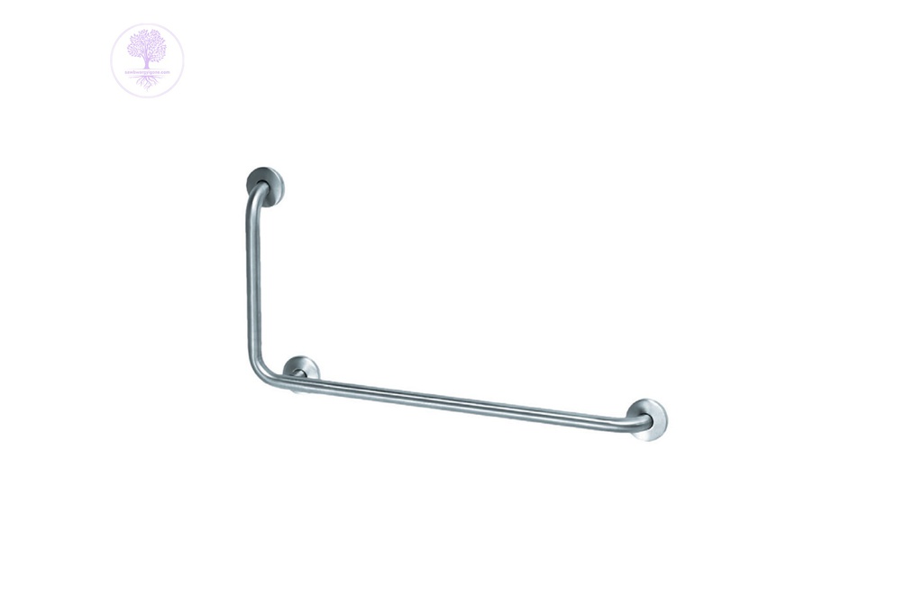 Left 90° Angle, Jaquar Grab Bar, Satin