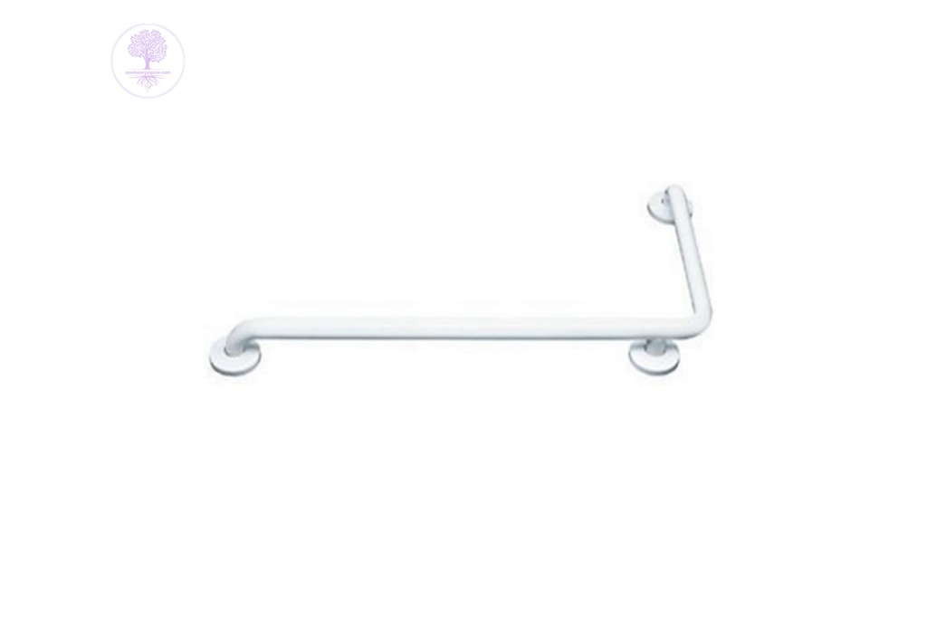 Right 90° Angle, Jaquar Grab Bar, White