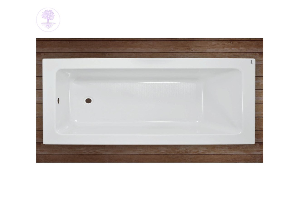 JBT-WHT-FONT150X + JWA-CHR-DRNPIPE80, Jaquar Built In Bathtub