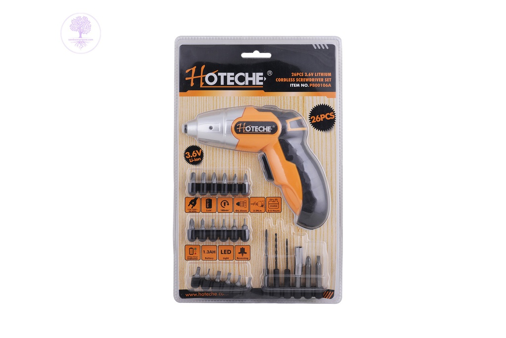 3.6V Hoteche Lithium Cordless Screwdriver