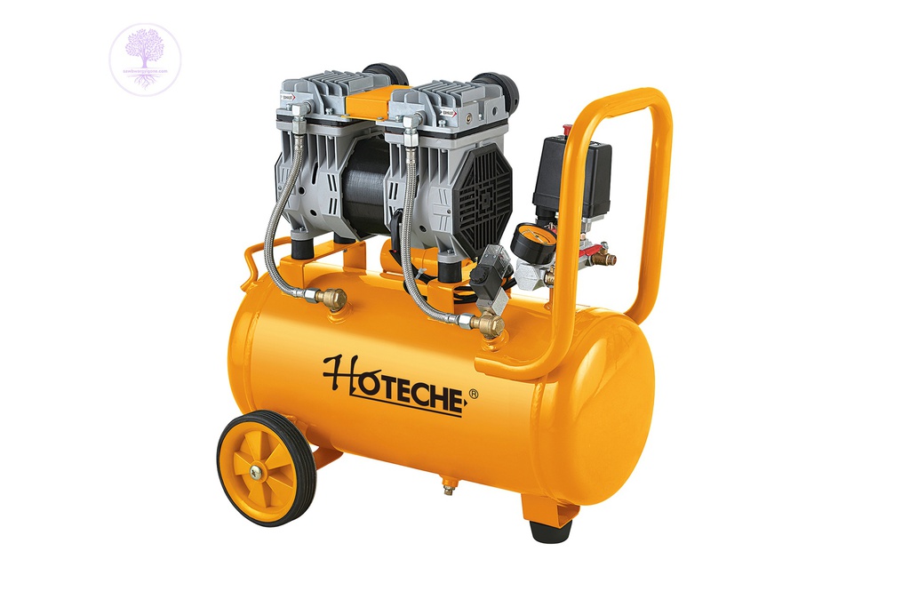 1350W, 24L, HOTECHE, Silent Oil Free Mini Air Compressor