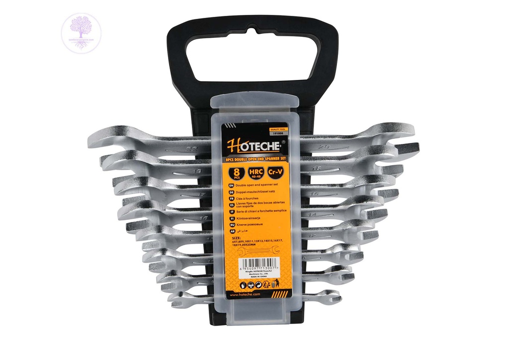 8pcs HOTECHE Double Open End Spanner Set