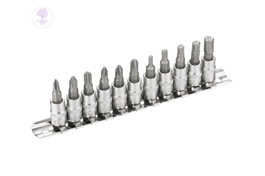 11Pcs  1/4" HOTECHE Dr. Bit Socket Set