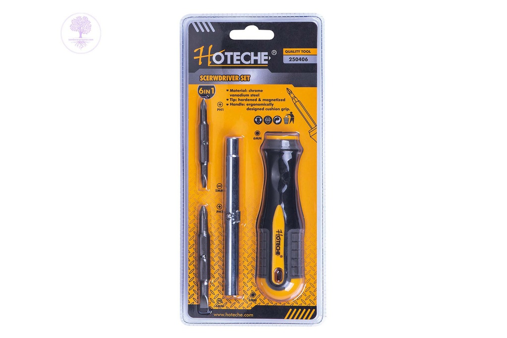 6 in 1 HOTECHE Screwdriver Set