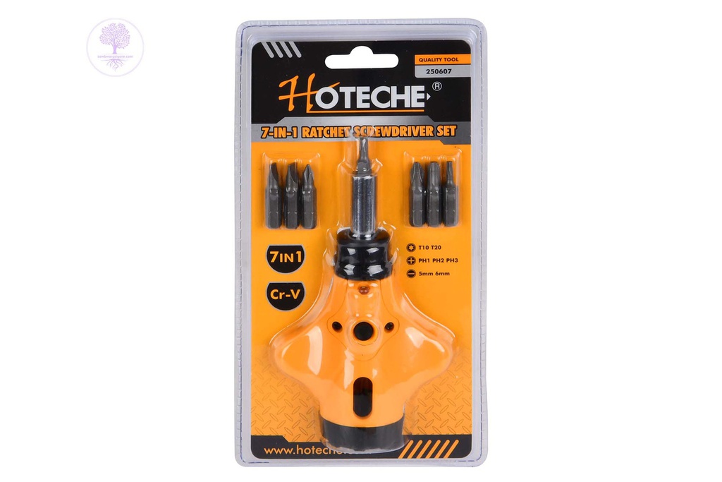 7-IN-1 HOTECHE Ratchet Screwdriver Set