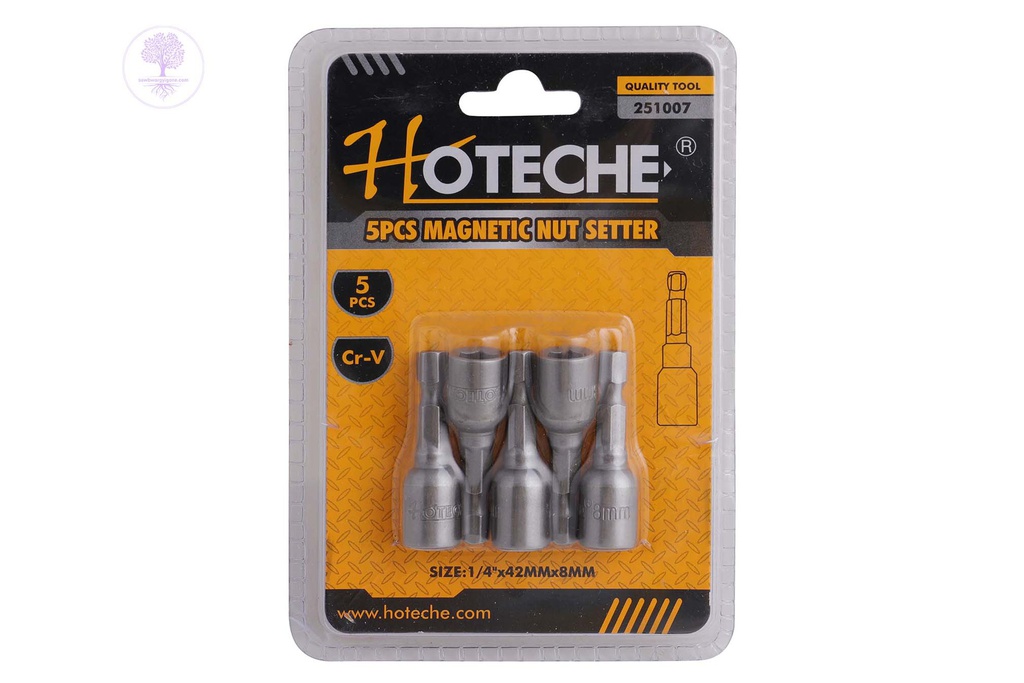 5pcs HOTECHE Magnetic Nut Setter