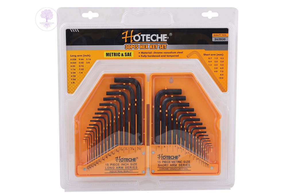 30Pcs HOTECHE Hex Key Set