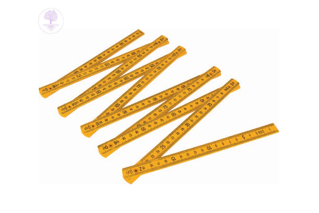 HOTECHE Plastic Folding Ruler