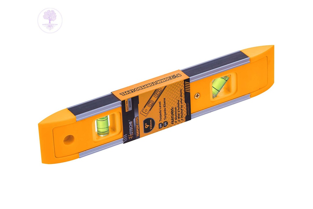 283502, 9"/225mm HOTECHE Torpedo Level with 3 Vials