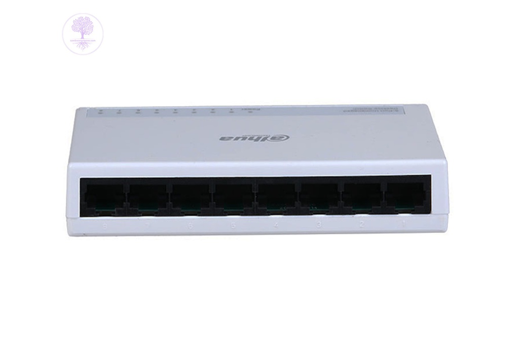 Dahua, 8-Port Desktop Gigabit Ethernet Switch (Light plastic body)