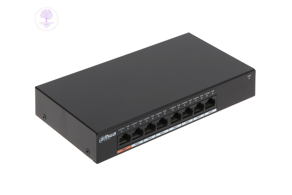 Dahua, 8-Port Desktop Gigabit Ethernet Switch (metal body)