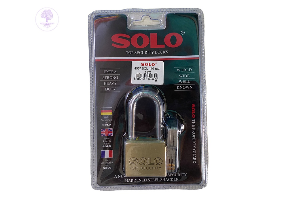 No. 4507 - 40mm SQL, Square Shape Gold (Long), SOLO