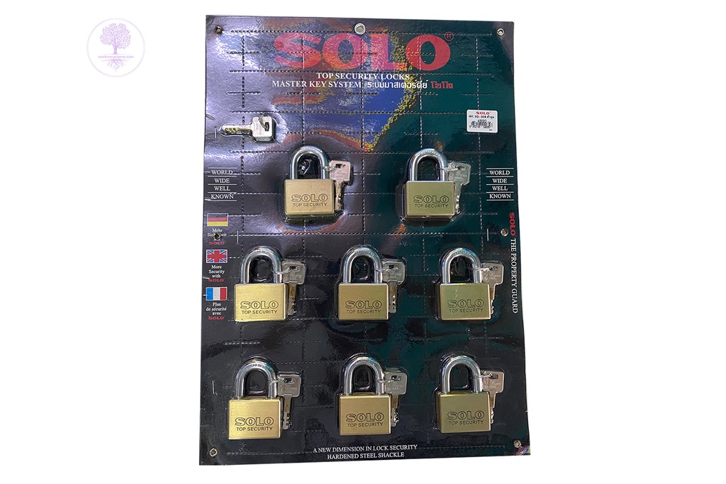 MK No. 4507 - 50mm/8 SQ, Master Key Gold (Short) (Eight Pair), SOLO