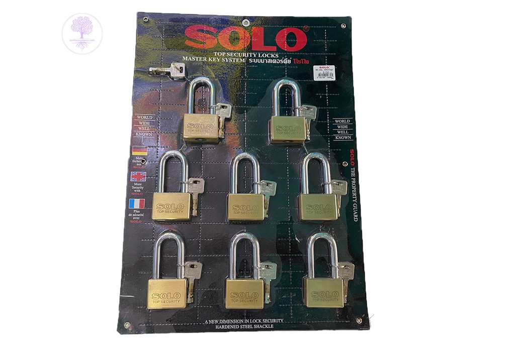 MK No. 4507 - 50mm/8 SQL, Master Key Gold Long (8 Pair), SOLO